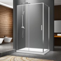 1200mm Sliding Shower Door - 6mm Glass - Pavo Range