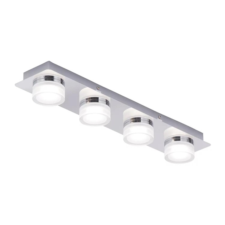 Amalfi 4 light Bar LED Flush Chrome Ceiling light