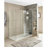GRADE A1 - Premier Wetroom 8mm Return Screen 215 x 1850mm