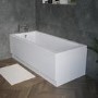 GRADE A1 - Rutland Square Single Ended Bath - 1600 x 700mm