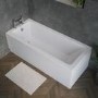 Rutland Square Single Ended Bath - 1600 x 700mm