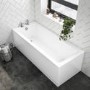 GRADE A1 - Rutland Square Single Ended Bath - 1600 x 700mm