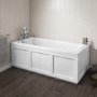 GRADE A1 - Rutland Square Single Ended Bath - 1600 x 700mm