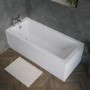 Rutland Square Single Ended Bath - 1700 x 750mm