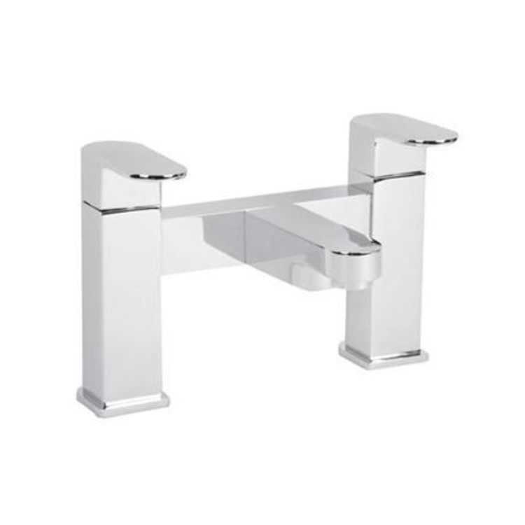 1700 x 700 Burford Double Ended Round Bath with Front Panel and Como Bath Filler