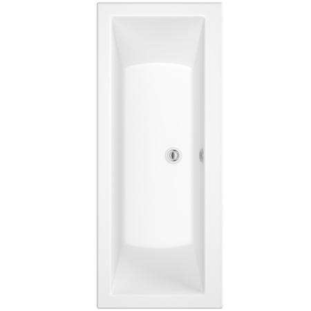 1700 x 750 Chiltern Double Ended Square Bath with Front Panel and Aqua Bath Filler