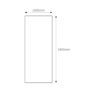 White Granite PVC Shower Wall Panel - 2400 x 1000mm