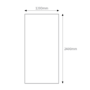 White Marble PVC Shower Wall Panel - 2400 x 1200mm