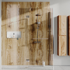 Rustic Oak PVC Shower Wall Panel - 2400 x 1200mm