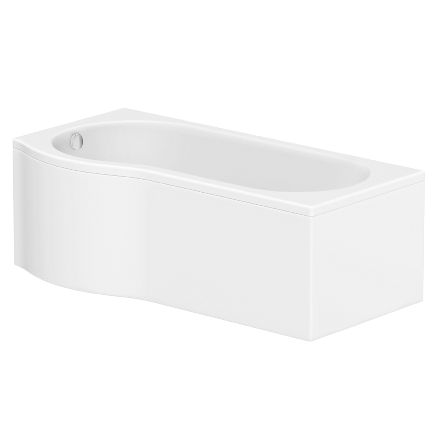 1700mm P Shaped Acrylic Bath Front Panel - Portland