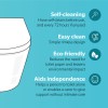 GRADE A1 - Wall Hung Bidet Toilet Combo- Built in Dryer &amp; Spray-Purificare