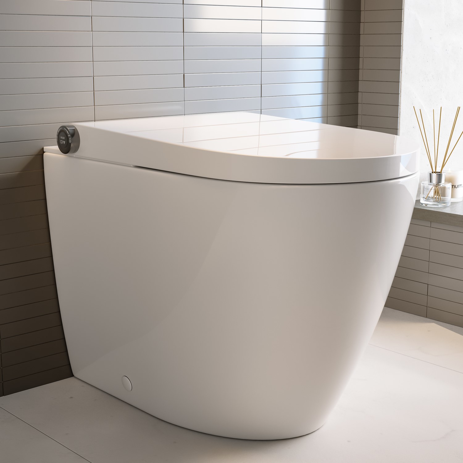 Purificare Back To Wall Smart Bidet Japanese Toilet E400-F015