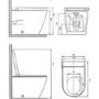 Back to Wall Smart Bidet Japanese Toilet - Purificare