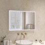 ONLY OPENED - 500 x 700mm Illuminated LED Bathroom Mirror - Ariel