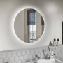 GRADE A2 - Luna Illuminated LED Bathroom Mirror with Demister - 800 x 800mm