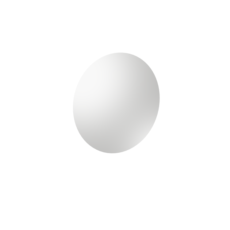 GRADE A2 - Luna Illuminated LED Bathroom Mirror with Demister - 800 x 800mm