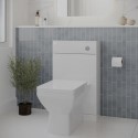 BeBa_24934 500mm White Back to Wall Toilet Unit Only - Ashford
