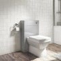 GRADE A1 - 500mm WC Toilet Unit - Grey - Ashford