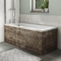 1700mm Wood Effect Bath Front Panel - Ashford