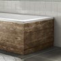 800mm Grey Wood Grain End Bath Panel - Ashford