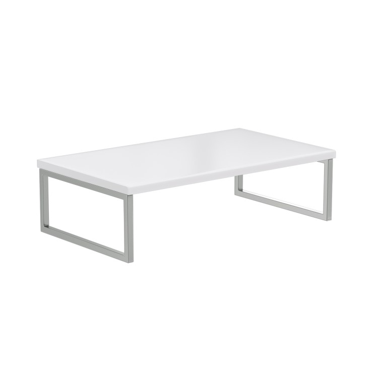 800mm White Countertop Basin Shelf Only - Lund