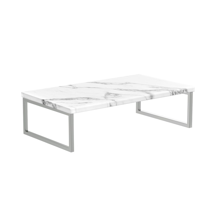 800mm Marble Effect Countertop Basin Shelf Only - Lund