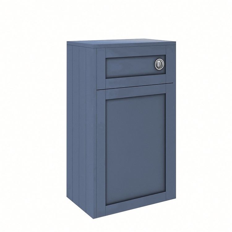 500mm Blue Back to Wall Toilet Unit Only - Baxenden