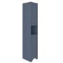 GRADE A1 - Double Door Blue Freestanding Tall Bathroom Cabinet 350 x 1884mm- Baxenden