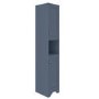 Blue Freestanding Tall Bathroom Cabinet 350mm - Baxenden