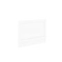 750mm Matt White Bath End Panel - Baxenden
