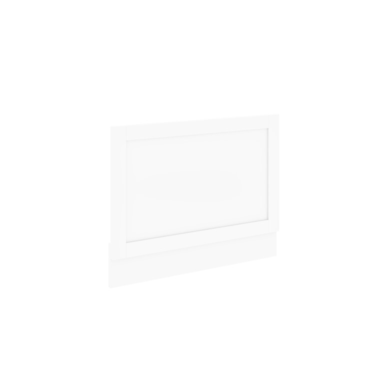 750mm Matt White Bath End Panel - Baxenden