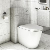 500mm Concrete Effect WC Toilet Unit - Sion