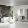 500mm Concrete Effect WC Toilet Unit - Sion