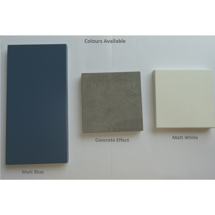 500mm Concrete Effect WC Toilet Unit - Sion