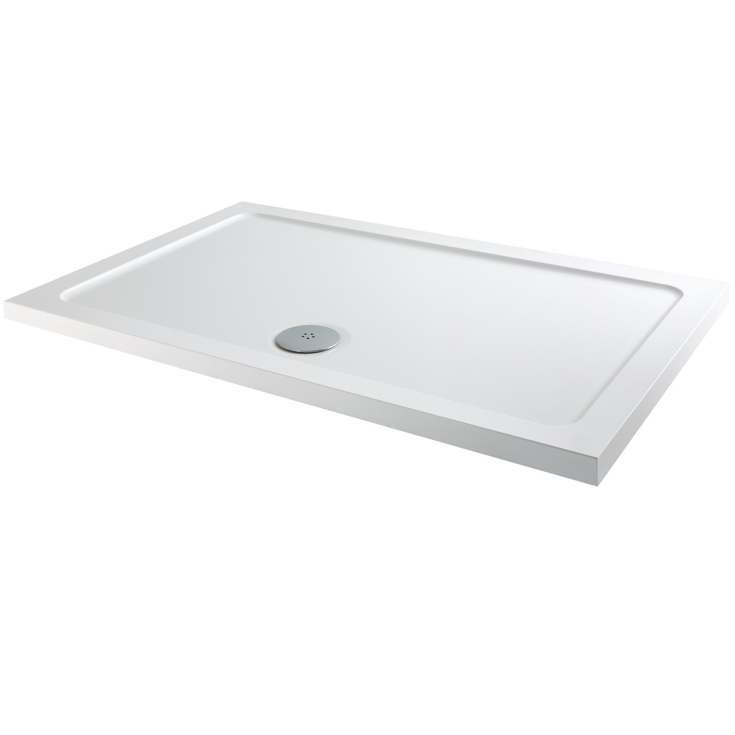 Stone Resin Low Profile Rectangular Shower Tray 1300 x 700mm - Slim Line