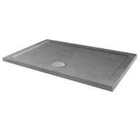 Slim Line Grey Sparkle 1100 x 900 Rectangular Shower Tray