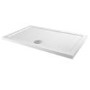 Rectangular Low Profile Shower Tray White Sparkle 1600 x 900mm - Slim Line