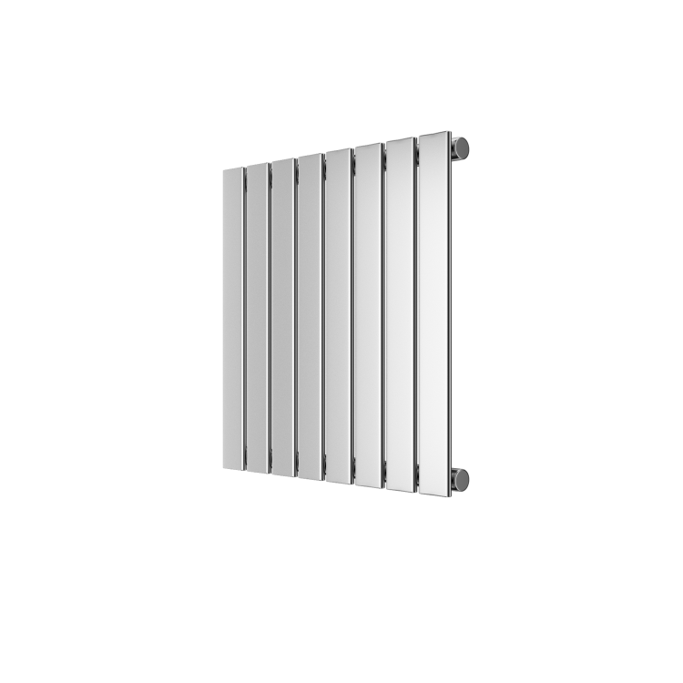 Chrome Horizontal Single Panel Radiator 600 x 604mm - Mojave