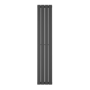 GRADE A2 - 1600mm x 300mm Single Panel Anthracite Vertical Radiator - Mojave