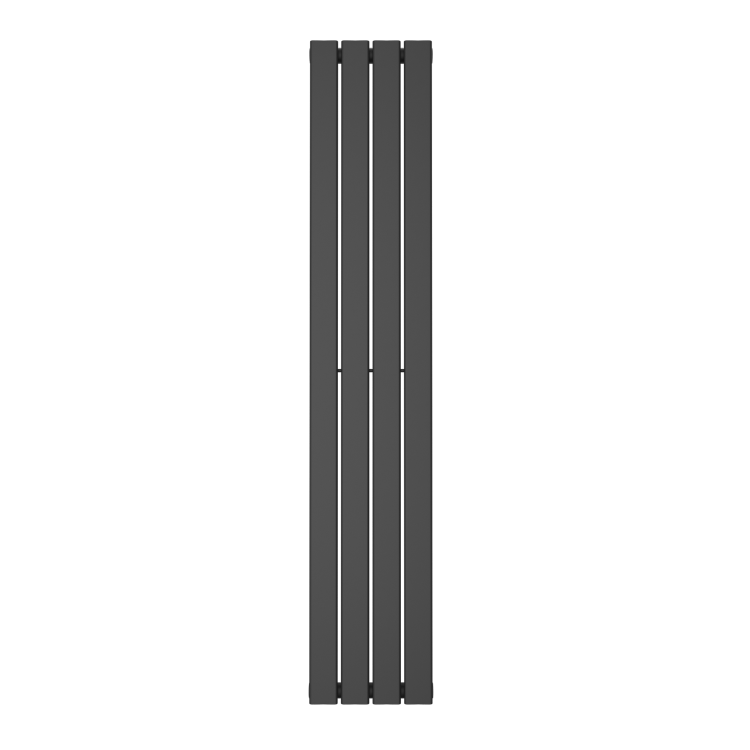 GRADE A2 - 1600mm x 300mm Single Panel Anthracite Vertical Radiator - Mojave