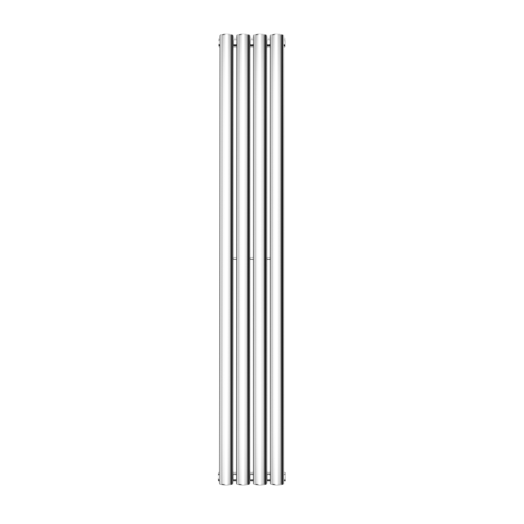 GRADE A1 - Margo Chrome Single Panel Vertical Radiator - 1600 x 240mm