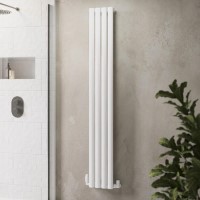 White Vertical Single Panel Radiator 1600 x 240mm - Margo