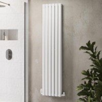 White Vertical Double Panel Radiator 1600 x 360mm - Margo White Vertical Double Panel Radiator 1600 x 360mm - Margo