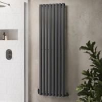 Anthracite Vertical Single Panel Radiator 1600 x 480mm - Margo Anthracite Vertical Single Panel Radiator 1600 x 480mm - Margo