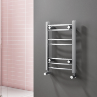ONLY OPENED - Chrome Heated Towel Rail Radiator 600 x 400mm - Gobi