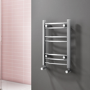 ONLY OPENED - Chrome Heated Towel Rail Radiator 600 x 400mm - Gobi