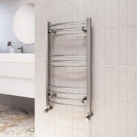 Chrome Towel Radiator 800 x 450mm - Gobi