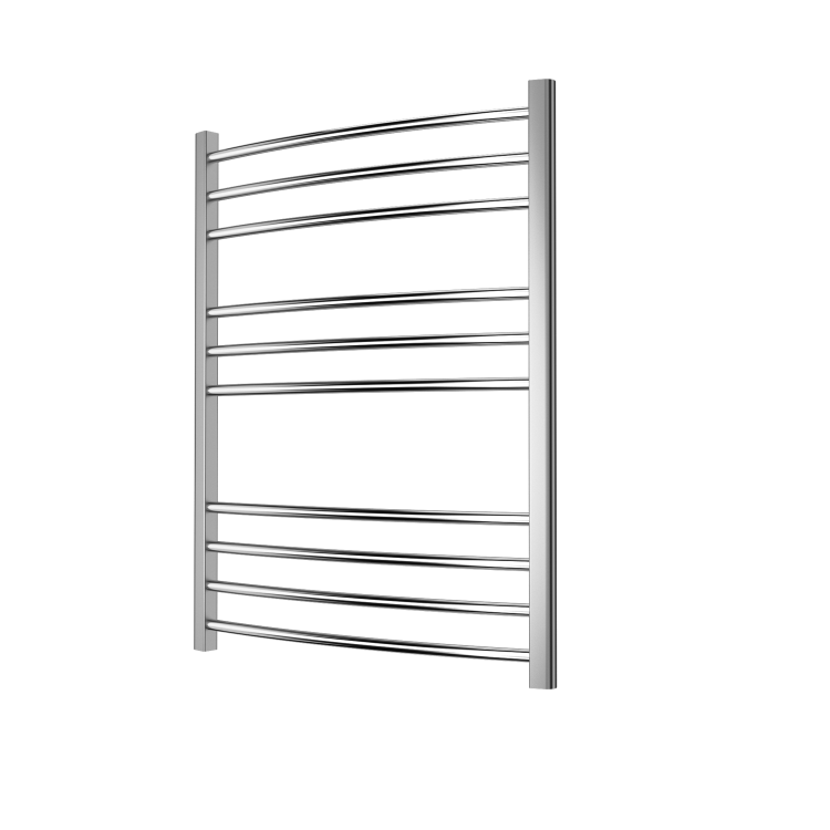 Chrome Heated Towel Rail Radiator 800 x 600mm - Gobi