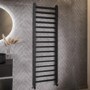 GRADE A1 - 1600mm x 500mm Matt Black Towel Rail - Sonoran