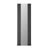 GRADE A2 - Anthracite Vertical Single Panel Radiator with Mirror 1800 x 600mm - Tanami